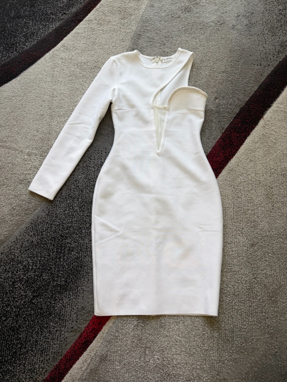 Rivir Cutout One Sleeve Bodycon Mini Dress